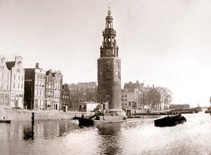 The Montelbaanstoren, Amsterdam by James Batkin