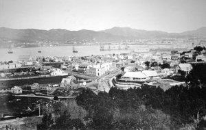 Lambton Harbour and Queens Wharf, Wellington, New Zealand