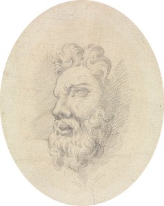 Head of a Bearded Man by James Bruce