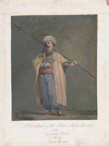 Noble Arab of the Tribe Beni-Koreish of the Family Harb at Beder-Hunein by James Bruce
