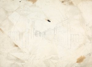 Sketch of Temple Ruins