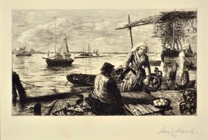 A Market Boat, Holland