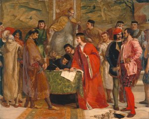 The Defeat Of Shylock by James Clarke Hook