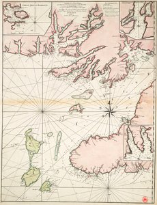 Part of South Coast of Newfoundland Including Fortune Bay by James Cook
