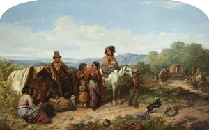 The Breaking-Up of the Camp by James Curnock