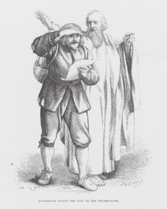 Evangelist Points the Way to the Wicket-Gate by James Dawson Watson