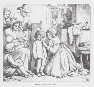 Mercy Clothes the Poor by James Dawson Watson