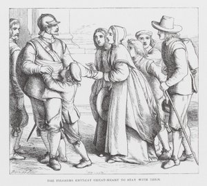 The Pilgrims Entreat Great-Heart to stay with them