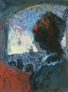 At the Theatre by James Dickson Innes