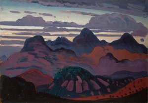 The Moelwyns from Llan Ffestiniog by James Dickson Innes