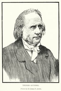 Thomas Guthrie (engraving) by James Dromgole Linton
