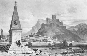 Almanza. Field of Battle, 1823