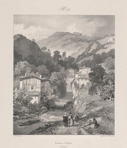 Cascades de Thiers, Auvergne by James Duffield Harding