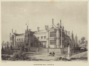 Helmingham Hall, Suffolk by James Duffield Harding