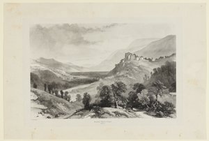Pontcharra, Château de Bayard by James Duffield Harding