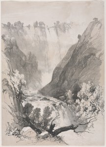 Sketches at Home and Abroad: Falls of Terni by James Duffield Harding
