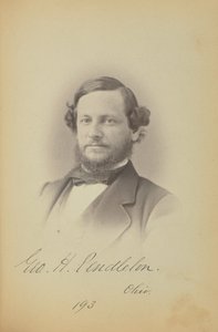 George H. Pendleton by James Earle McClees