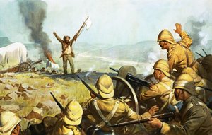 Boer surrendering
