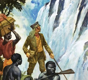 David Livingstone discovers the Victoria Falls