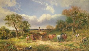 Cart in a landscape
