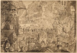 Entry of Christ into Brussels by James Ensor