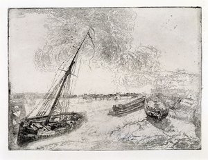 Stranded Barges by James Ensor