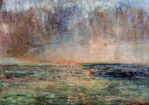 Large seascape (Sunset)
