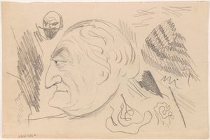Man in Profile by James Ensor