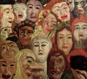 My Portrait Surrounded by Masks