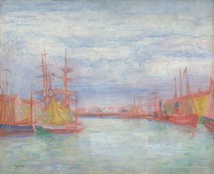 Ostend Harbour by James Ensor