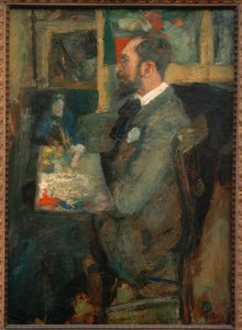 Portrait of Théo Hannon by James Sidney Ensor