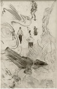 Silhouettes and Grotesque Figures by James Sidney Ensor