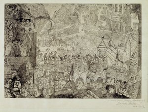 The Entry of Christ into Brussels by James Ensor