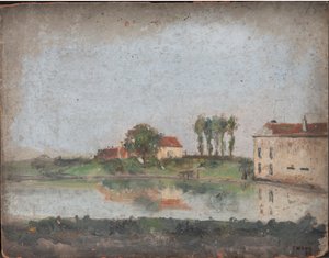 The Garden at Café Tivoli in Ostend by James Ensor