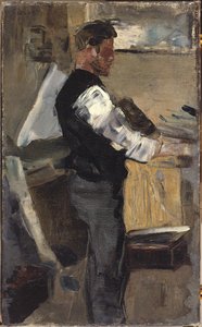 Willy Finch in the Studio