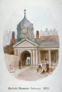 Gateway to the Old British Museum Montague House, Bloomsbury, London
