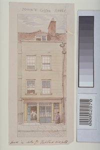 View of Mitre Court, Fleet Street, showing John