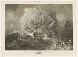Victory of the English Fleet over the French Fleet, 1794