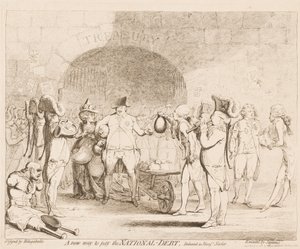 A New Way to Pay the National-Debt by James Gillray