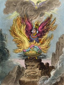 Apotheosis of the Corsican Phoenix, Published by Hannah Humphrey in 1808