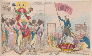 France Freedom, Britain Slavery, pub. 1789
