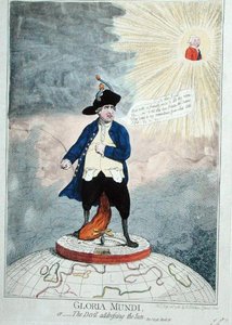 Gloria Mundi, or The Devil Addressing the Sun by James Gillray