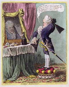 Lordly Elevation by James Gillray