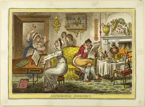 Matrimonial Harmonics by James Gillray