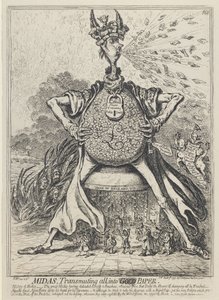 Midas, Transmuting All into Gold Paper, 1797
