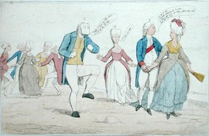 Monuments lately discovered on Salisbury Plain, published by Hannah Humphrey in 1782 by James Gillray