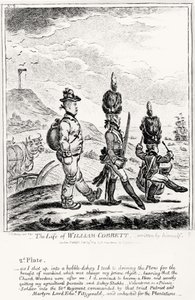 Plate 2, from The Life of William Cobbett, written by himself, pub. by H. Humphrey by James Gillray
