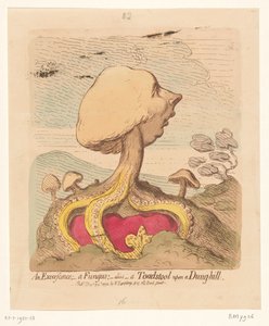 Caricature of William Pitt the Younger, 1791