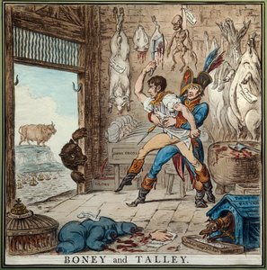 Talleyrand and Bonaparte by James Gillray