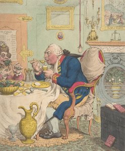 Temperance Enjoying a Frugal Meal